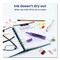 Avery HI-LITER Desk-Style Chisel Tip Highlighters - Fluorescent Purple Ink/Black Barrel (1-Dozen)